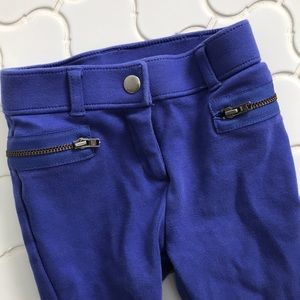 J Crew Kids (Crewcuts) Purple/blue stretch pants